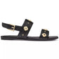Women's Spade Flower Studded Flat Sandals