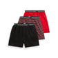 Classic Fit w/ Wicking 3-Pack Knit Boxers