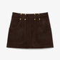 Suede Mini Skirt