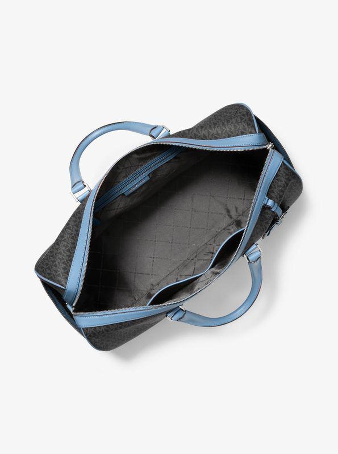 Bedford Extra-Large Signature Logo Striped Weekender Bag