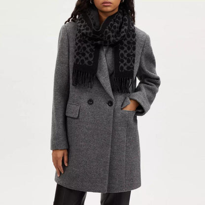 Coach Outlet Signature Bicolor Muffler