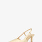 Alora Metallic Snake Embossed Leather Slingback Pump