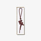 Puffy Logo Leather Bag Charm