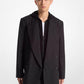 Stretch Wool Flannel Double-Breasted Blazer
