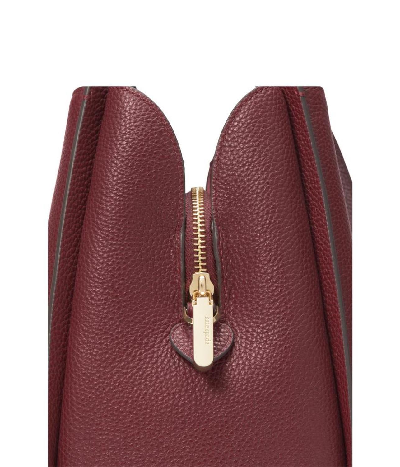 Knott Pebbled Leather Medium Crossbody Tote