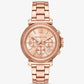 Oversized Maren Rose Gold-Tone Watch