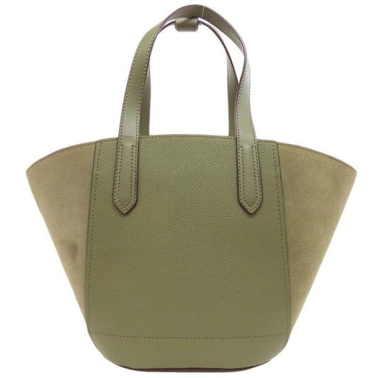 Leather Suede Tote Bag (Pre-Owned)