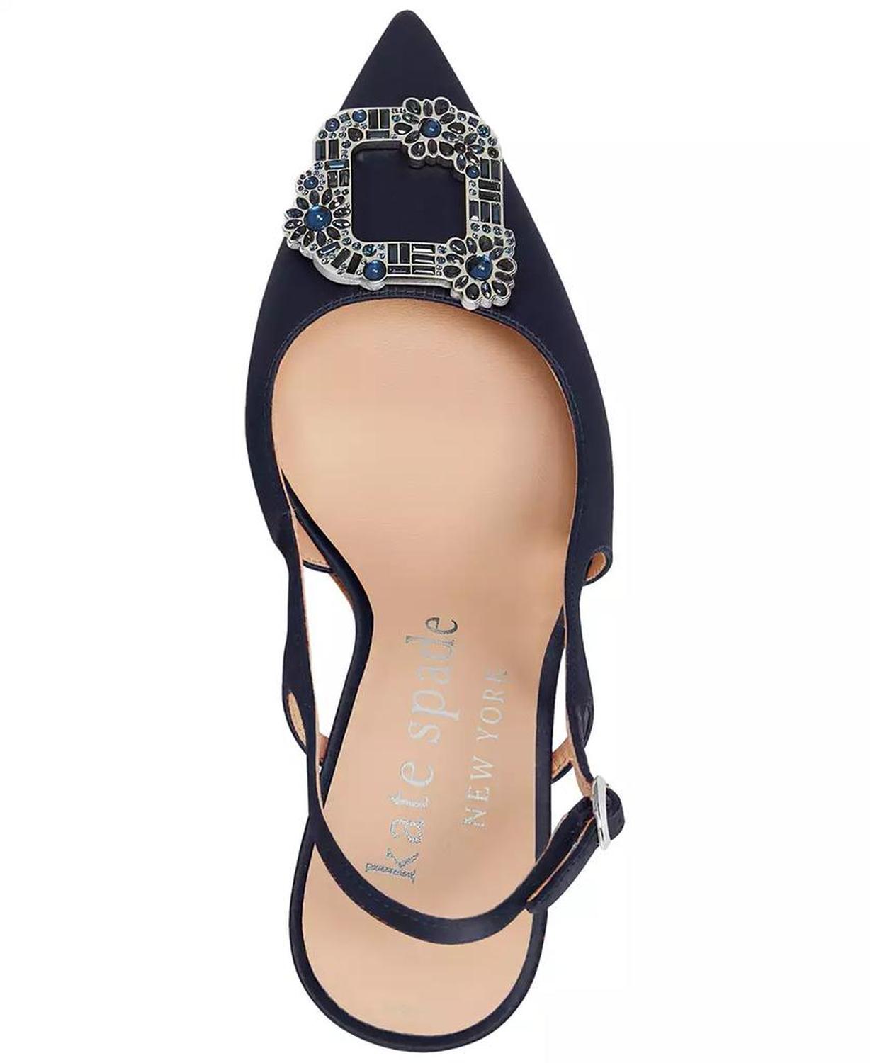 Women's Buckle Up Slingback Dress Pumps