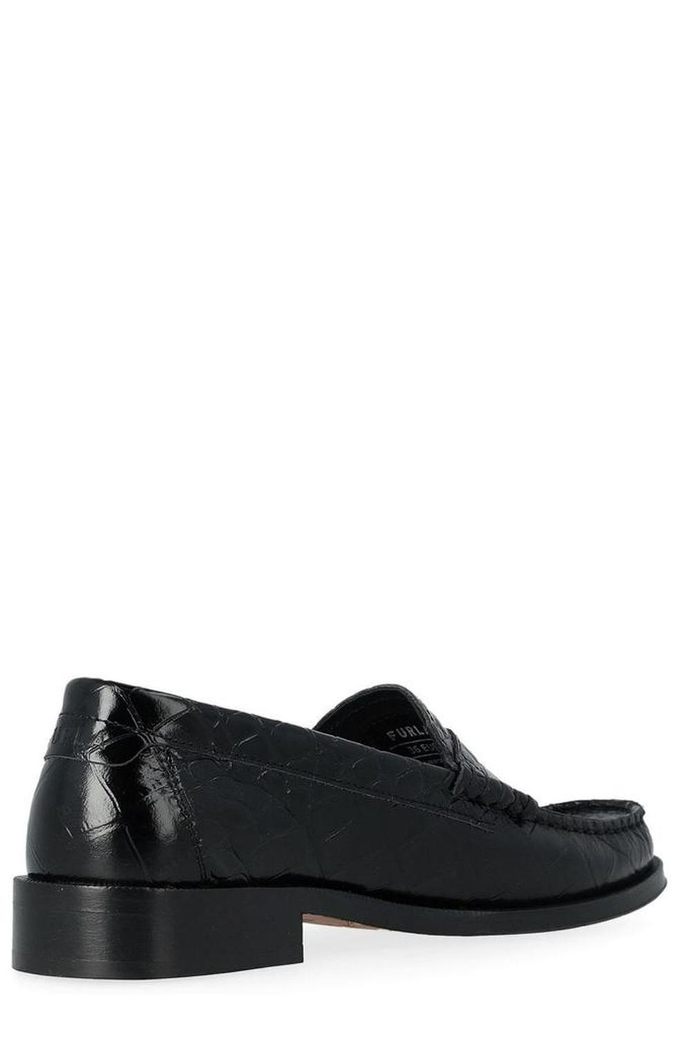 Furla Essential Embossed Loafers