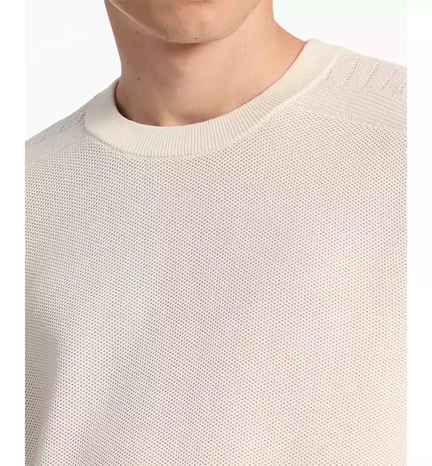 Men's Mouline Textured Crewneck Sweater