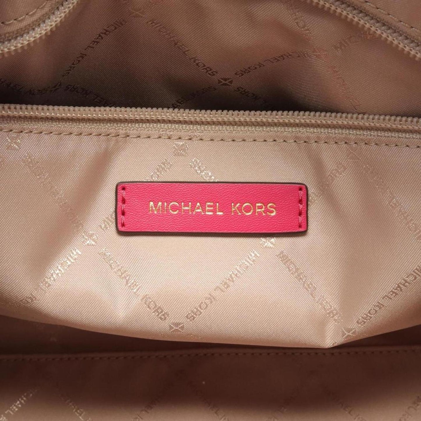 pink Coated Canvas Pvc Leather Handbag (Pre-Owned)