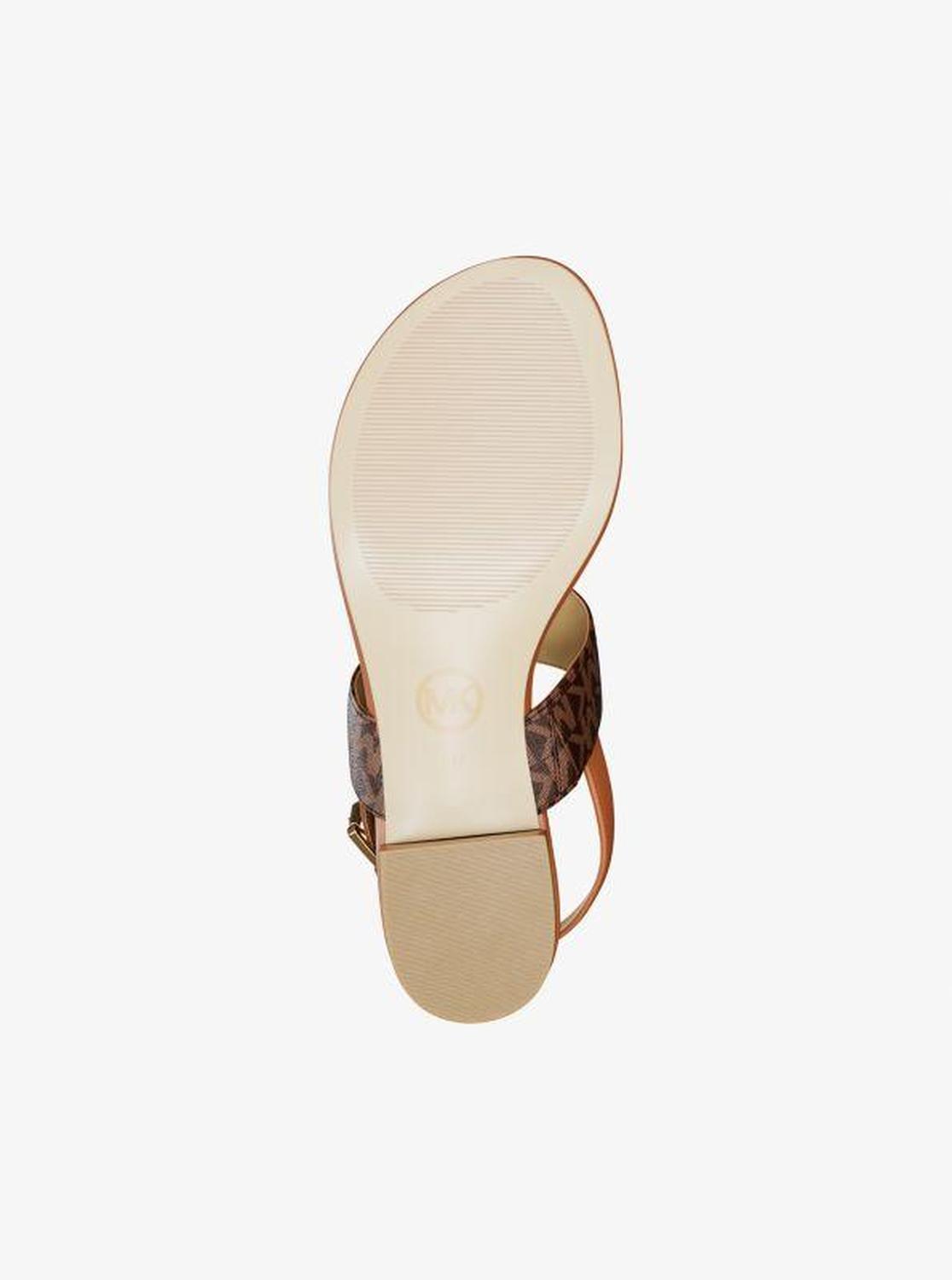 Hannah Signature Logo T-Strap Sandal
