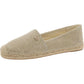 Kendrick  Womens Glitter Slip On Espadrilles