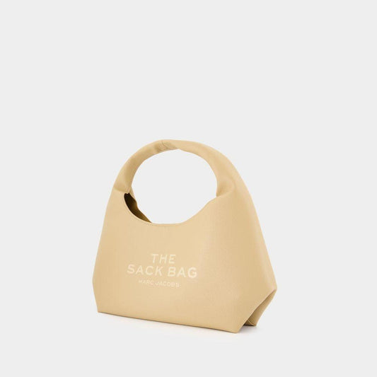 The Sack Shoulder Bag - Leather - Beige