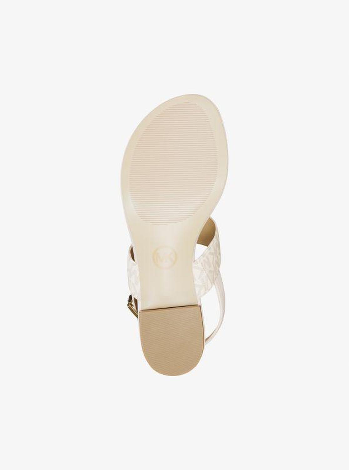 Hannah Signature Logo T-Strap Sandal
