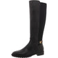Womens Faux Leather Knee-High Boots