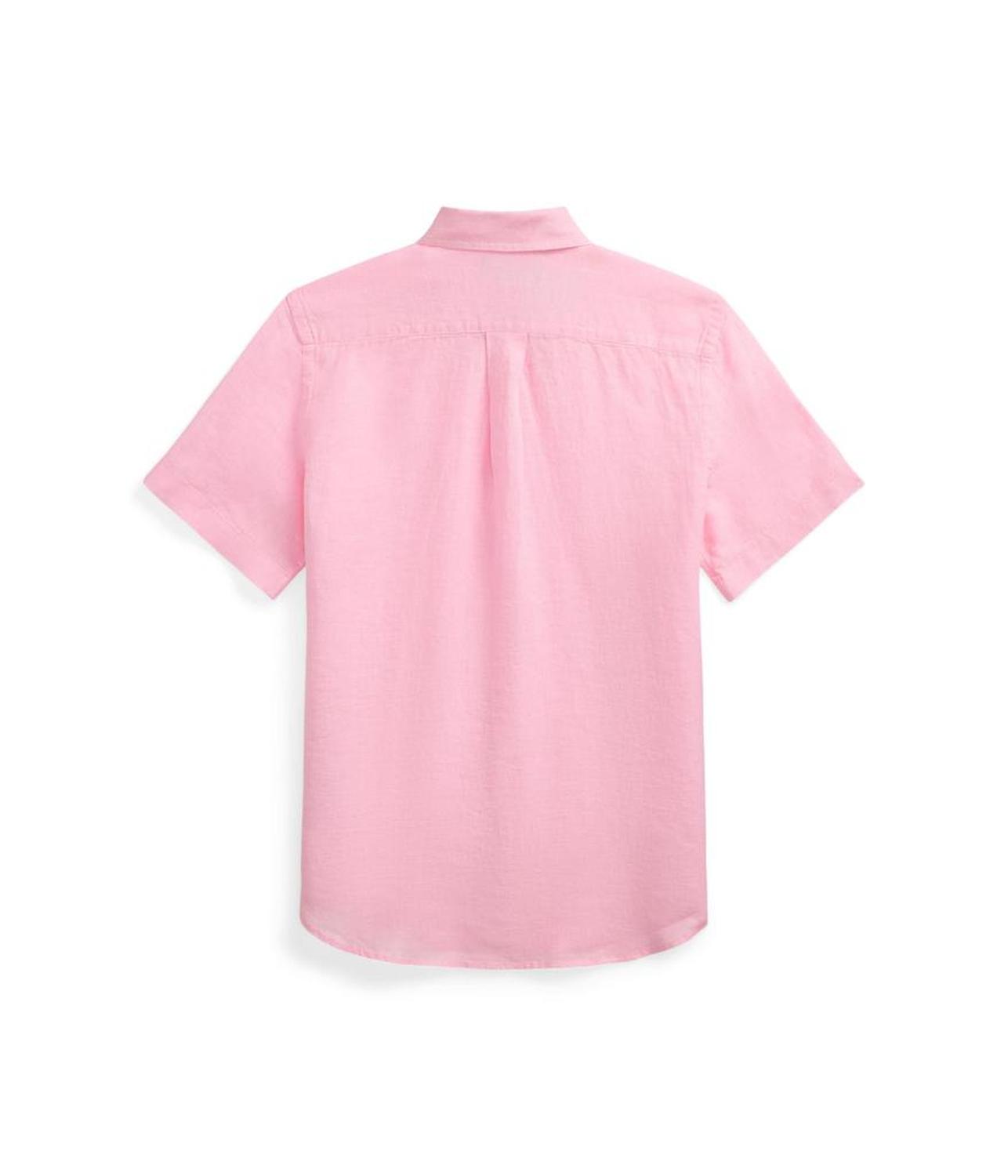 Linen Short Sleeve Shirt (Big Kid)