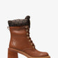 Cade Leather and Signature Logo Combat Boot
