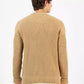 Men's Stepped Hem Crewneck Sweater