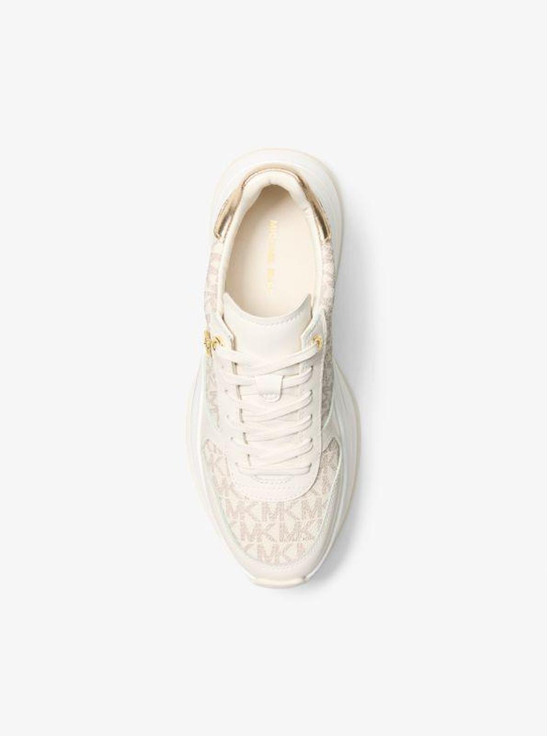 Arla Leather and Suede Trainer