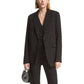 Womens Embellished Pocket Two-Button Blazer