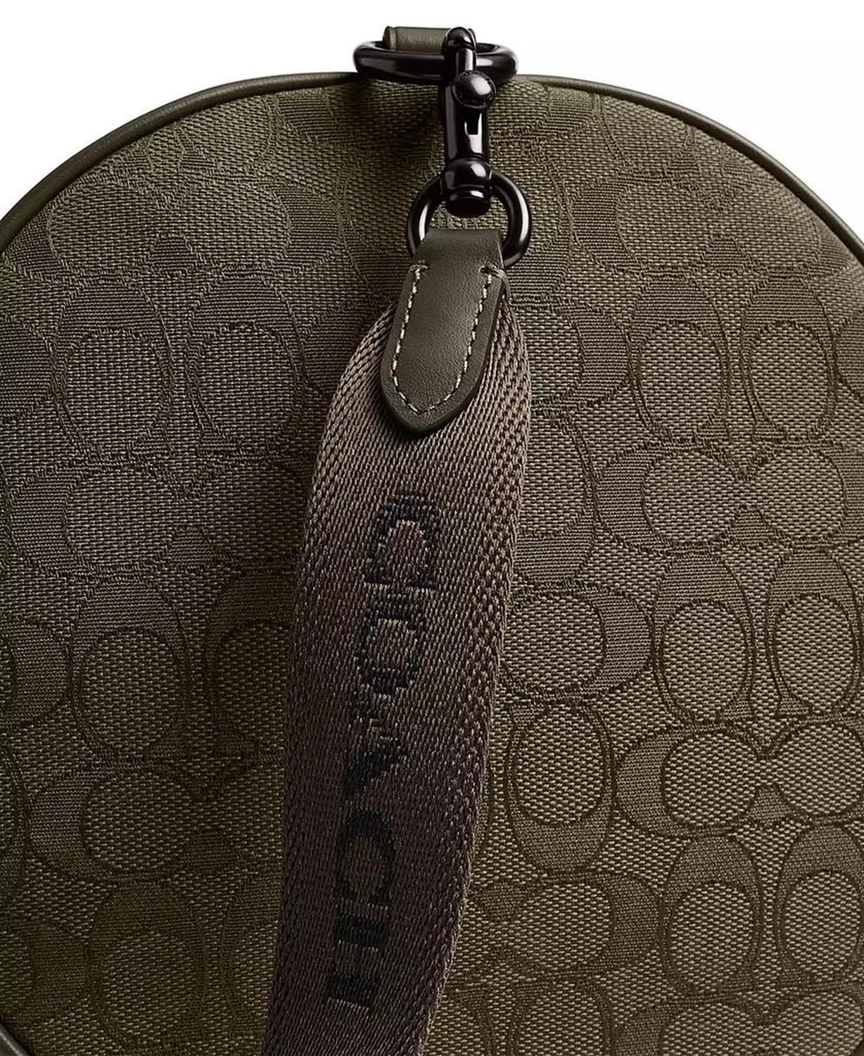 Men's Theo Signature Jacquard Duffle Bag