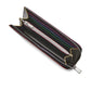 Devin Glitter Edge Shiny Saffiano Zip Around Continental Wallet