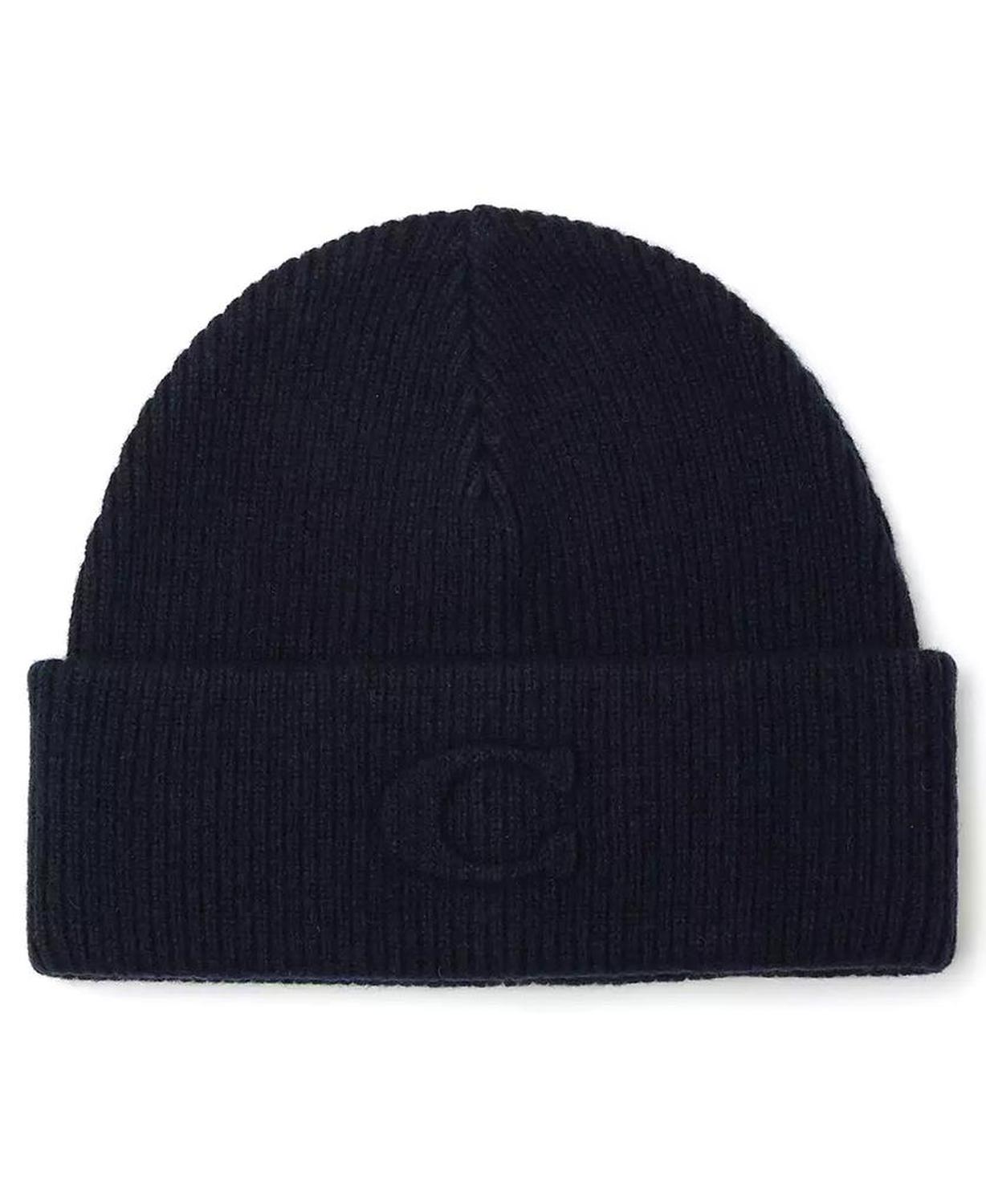 Women's Embossed C-Knit Beanie Hat