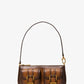 Zoe Small Burnished Leather Pochette