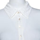 White Jersey Collared T-Shirt M