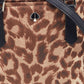 Kate Spade  Animal Print Fabric And Leather Tote
