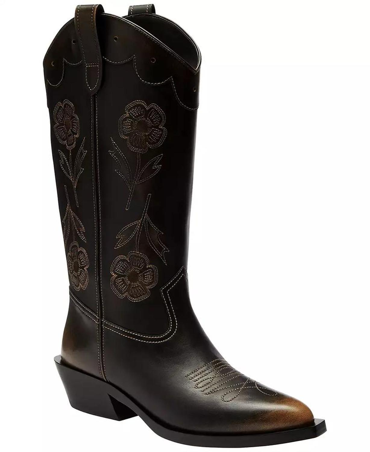 Women's Aria Cowboy Slip-On Tall Boots