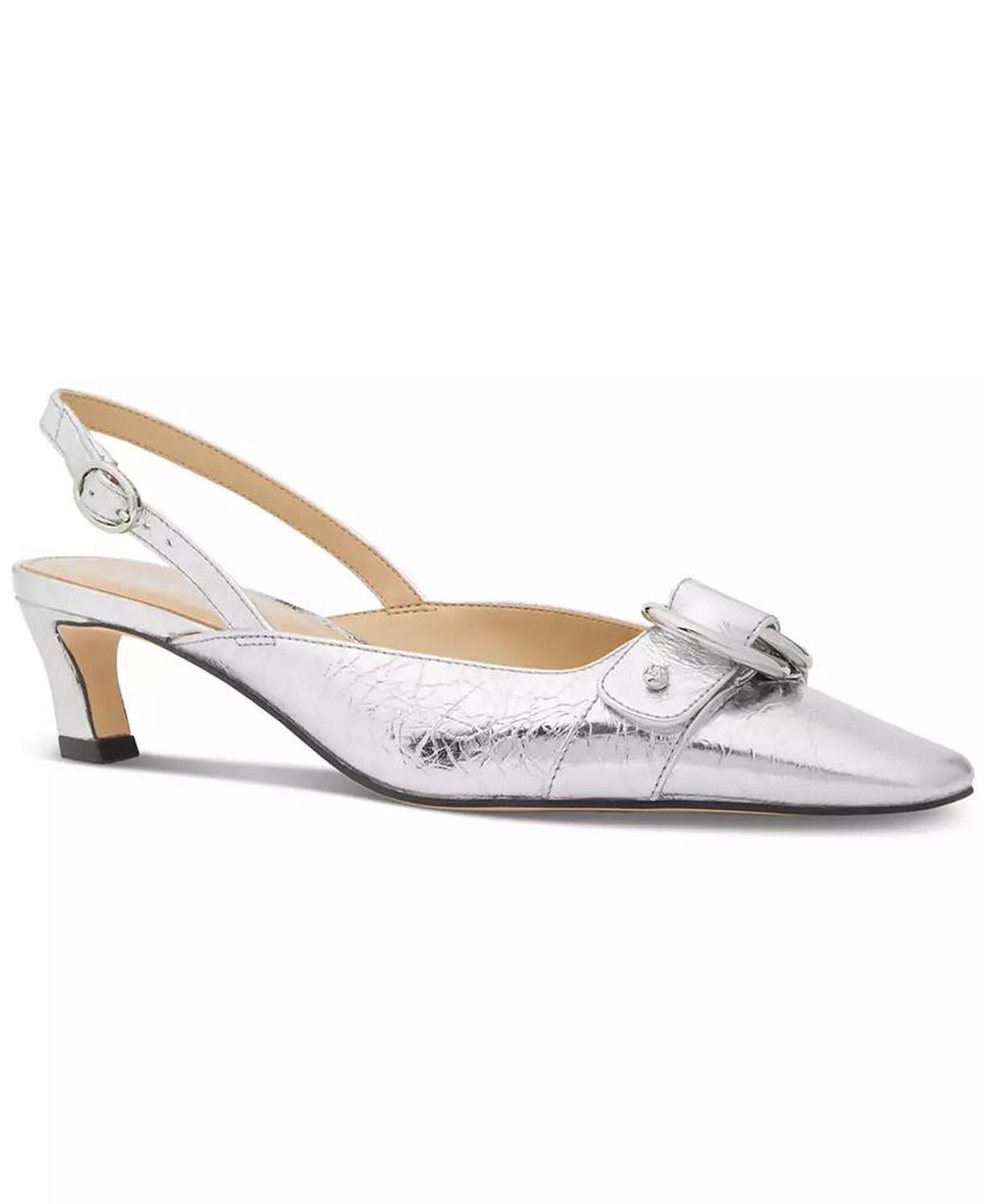 Jaden Kitten Sling Pumps