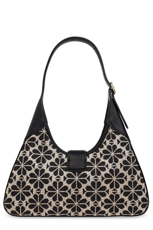 Kate Spade Flower Jacquard Zipped Shoulder Bag