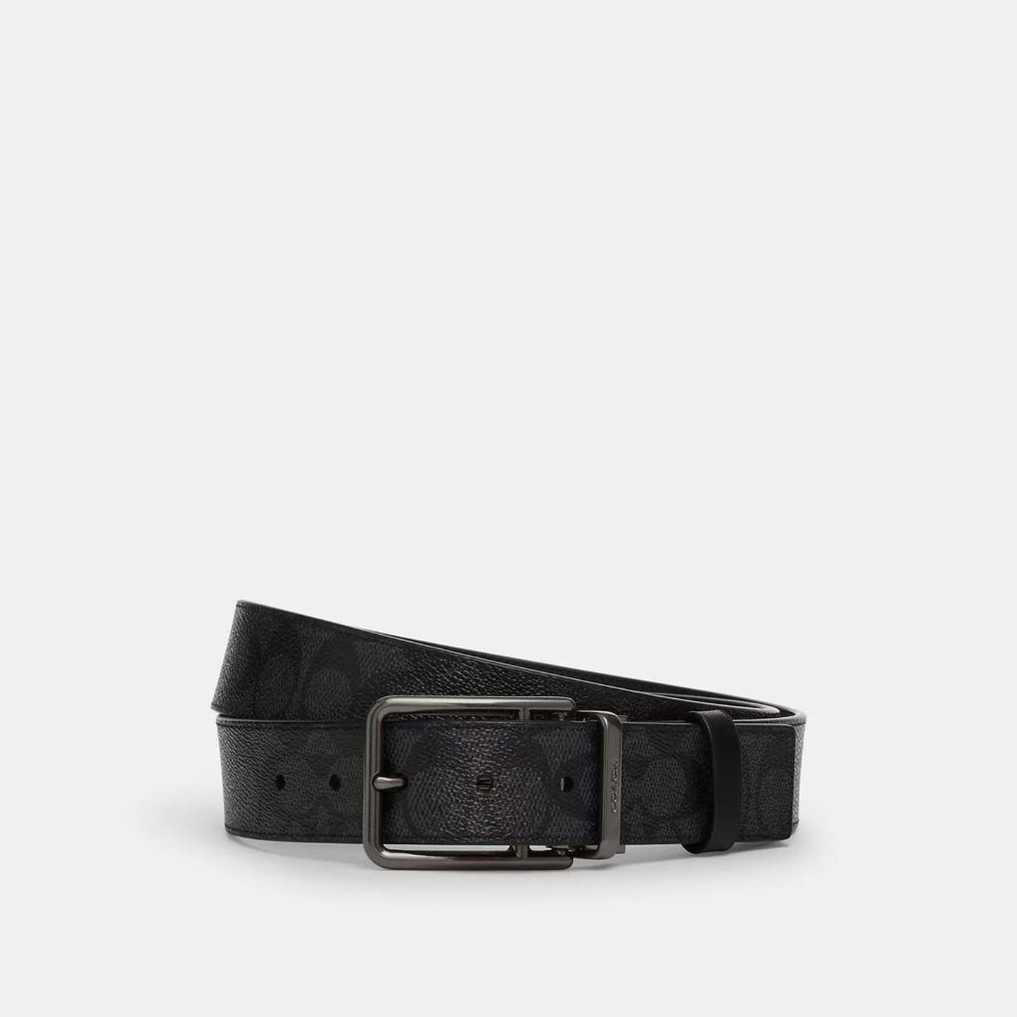 Double Bar Buckle Cut To Size Reversible Belt, 38 Mm