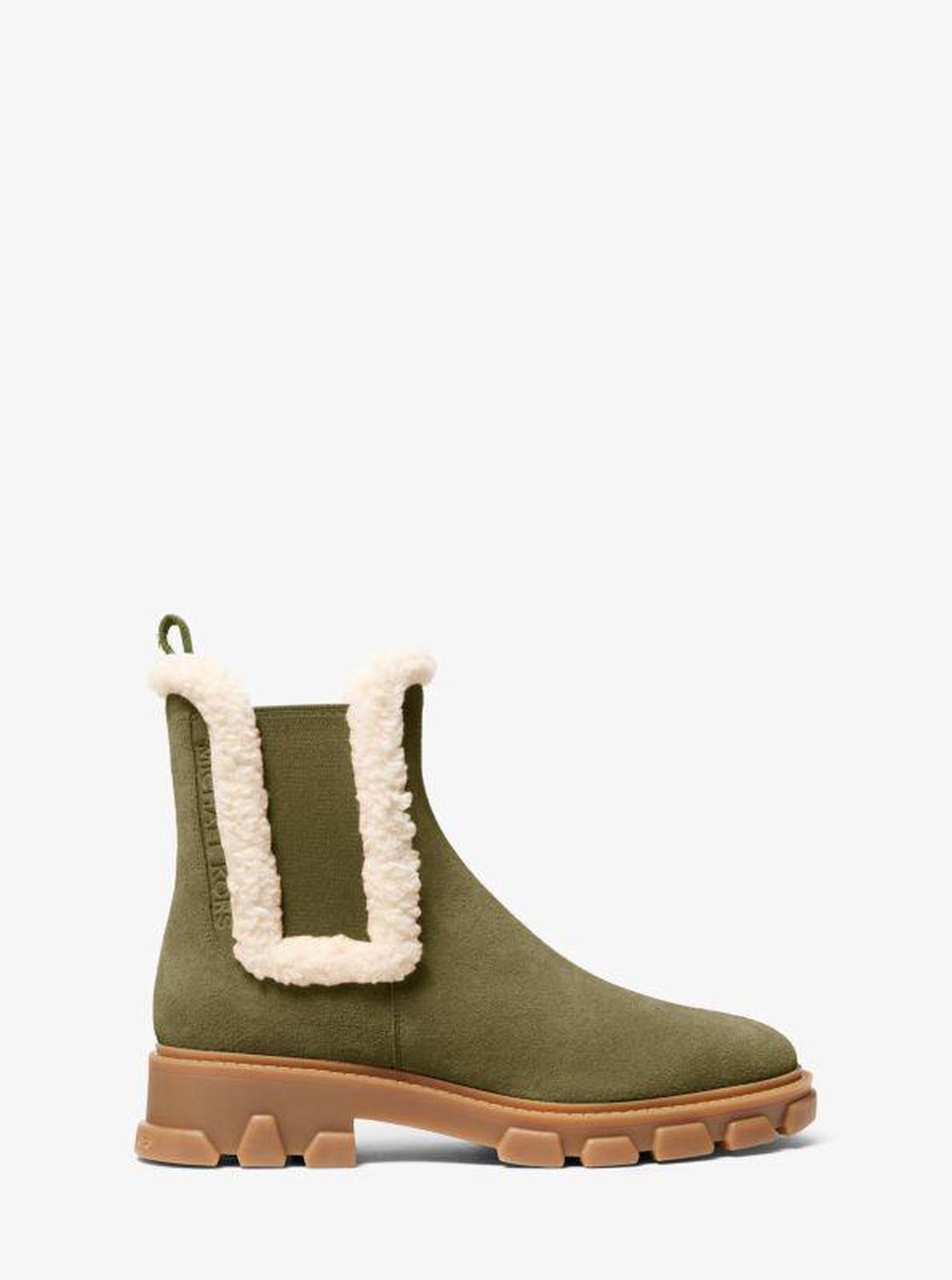 Ridley Suede and Faux Shearling Boot