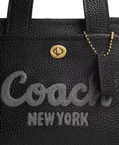 Cargo Pebbled Leather Tote Bag 26