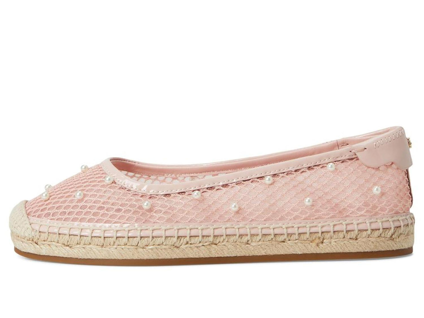 Pearl Fishnet Espadrille Ballet Flat