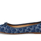 Abigail Signature C Denim Ballet Flat