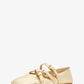 Indy Flex Crackled Metallic Leather Ballet Flat