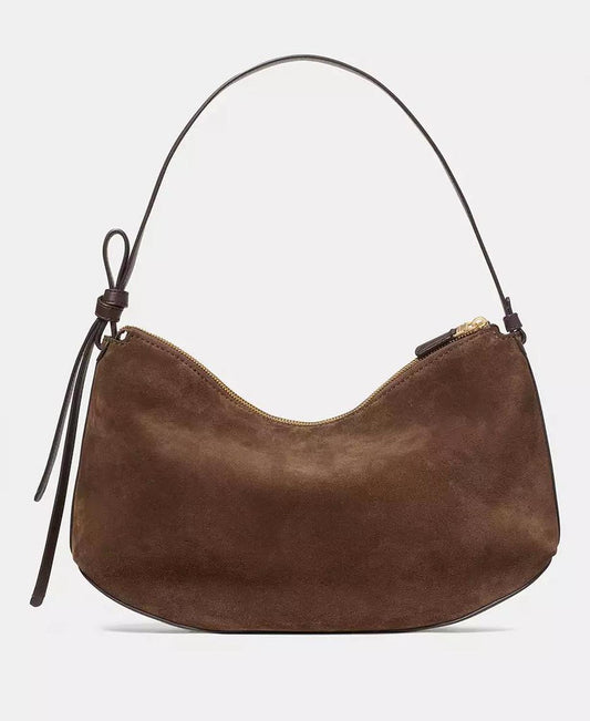 Loop Suede Large Shoulder Bag
