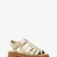 Jagger Studded Metallic Leather Sandal