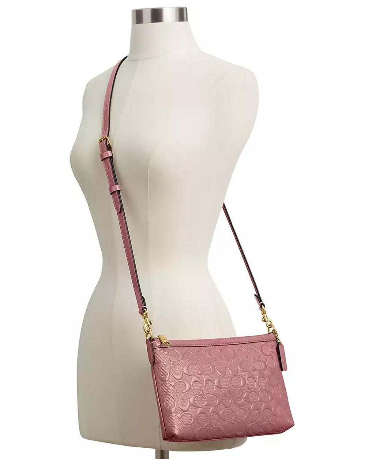 Legacy Small Signature Patent Leather Crossbody Bag