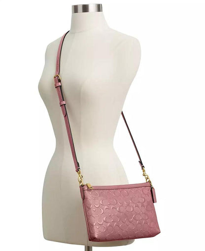 Legacy Small Signature Patent Leather Crossbody Bag