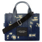 The Medium Tote -  - Cotton - Blue