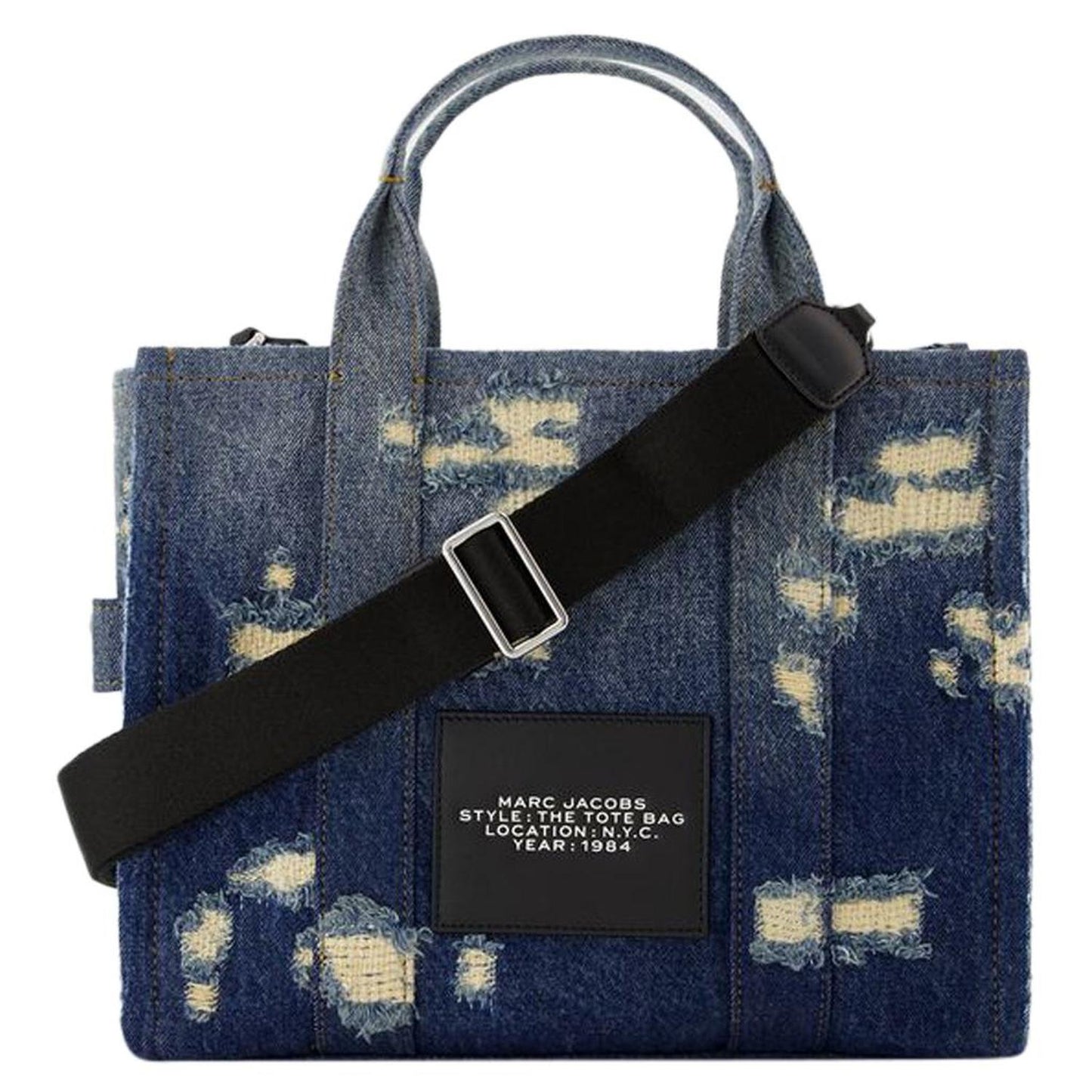 The Medium Tote -  - Cotton - Blue