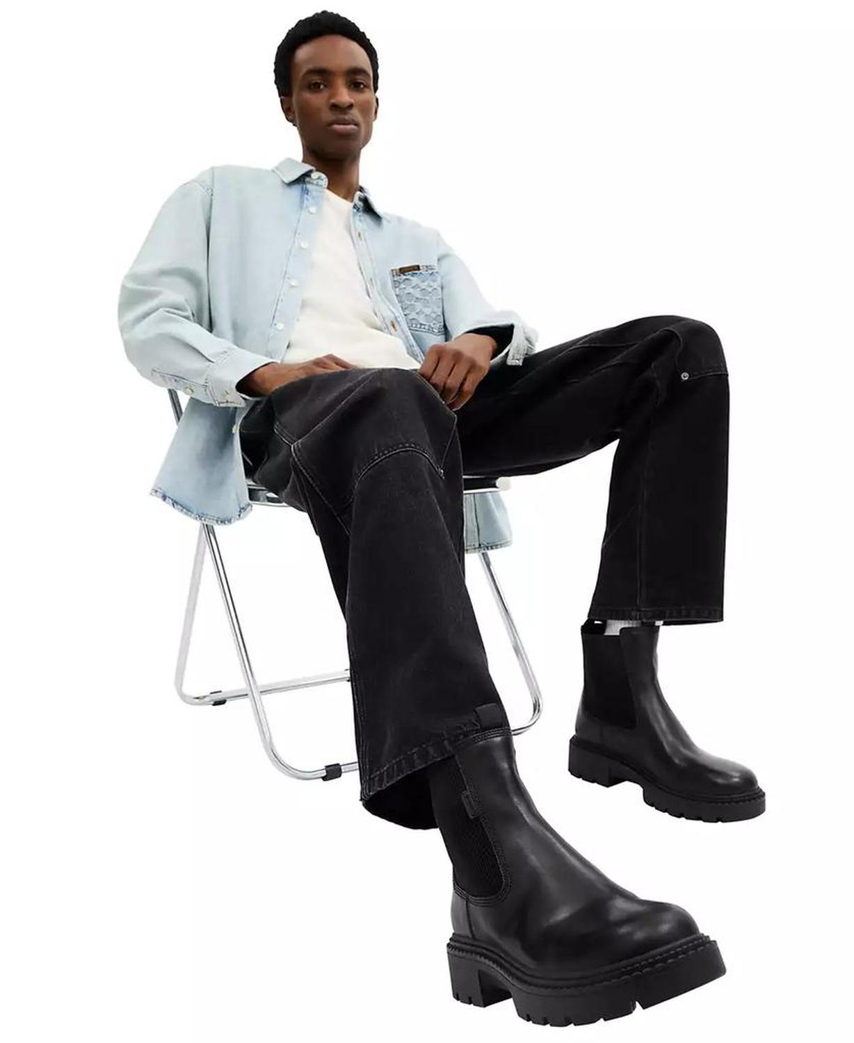 Men's Chelsea Round Toe Boots