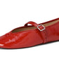 Sculpted C Crinkle Patent Leather Soft Mary Jane