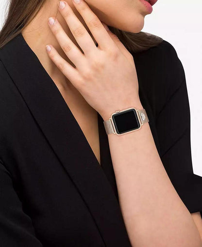 Rose Gold-Tone Stainless Steel Mesh Bracelet for 38, 40, 41mm Apple Watch