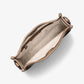 Luisa Large Pebbled Leather Messenger Bag